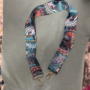 Colorful Paisley Adjustable Bag Strap